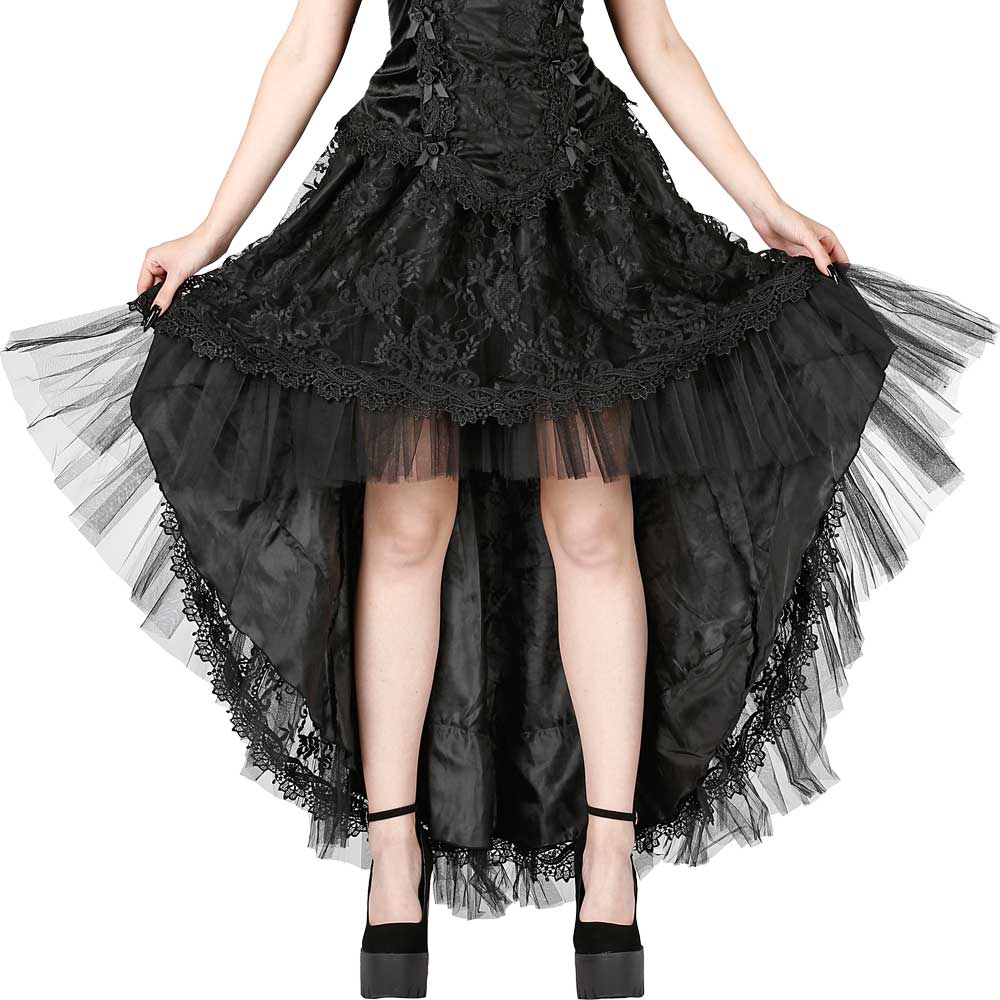 Sinister - 1020 Lange rok - Zwart Product image